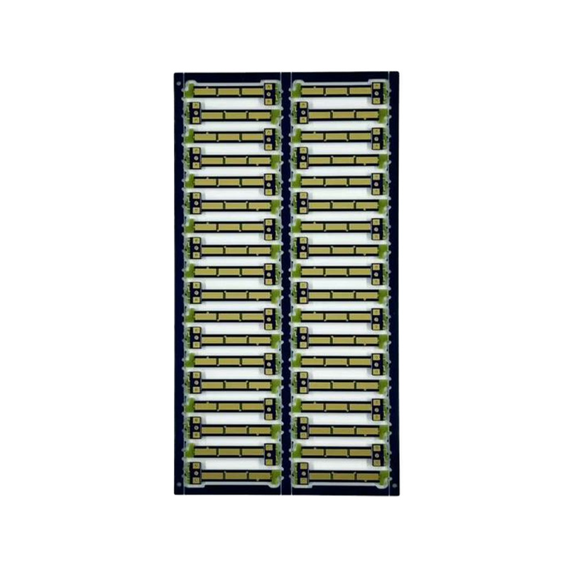 ورقة مطلية بالذهب الأزرق على الوجهين